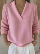 Jersey Holgado con Cuello de Pico