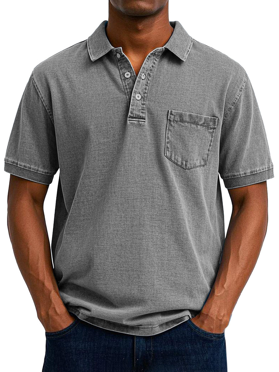 Leo | Polo vintage casual para hombre
