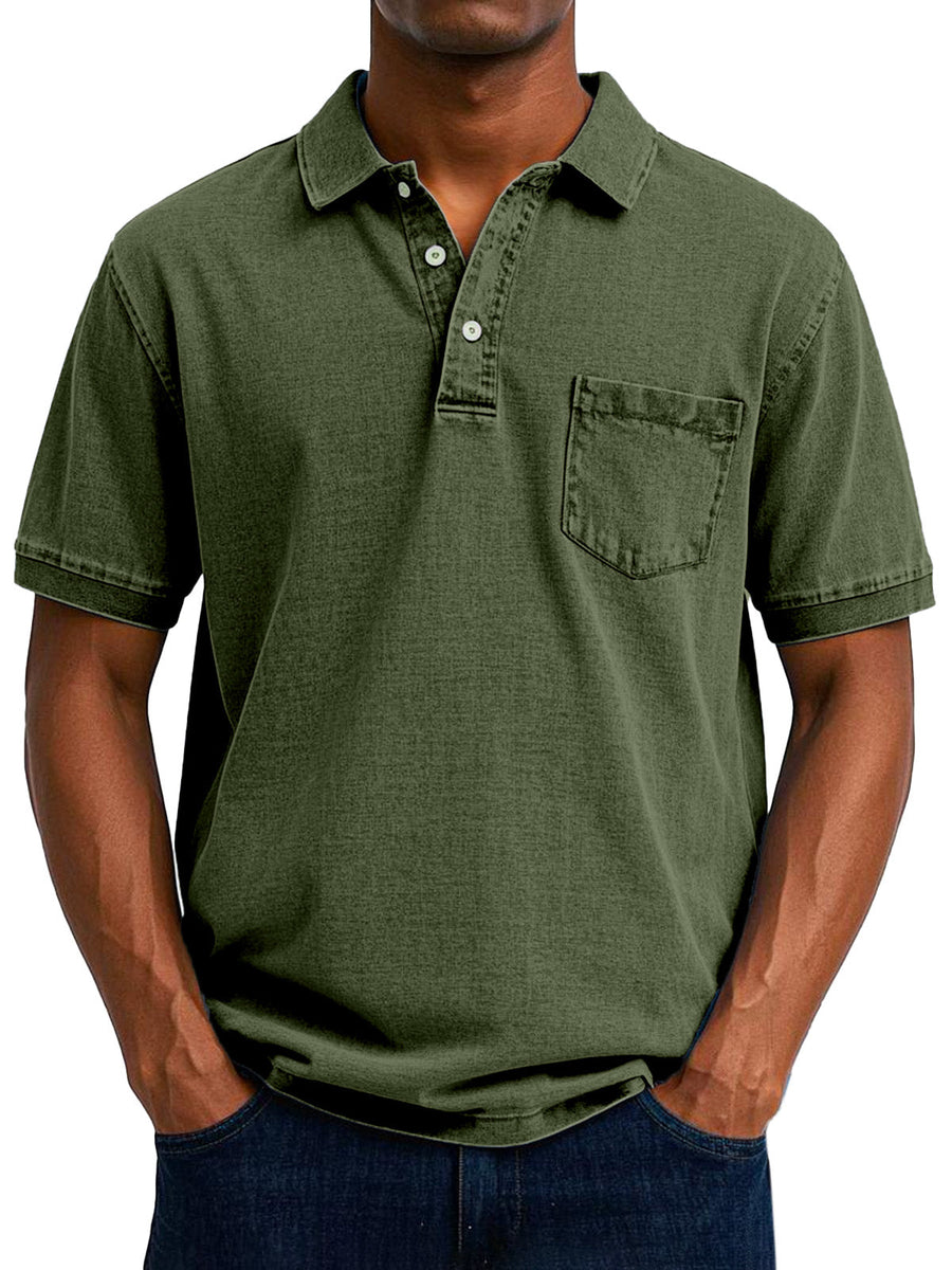 Octavio | Polo vintage casual para hombre