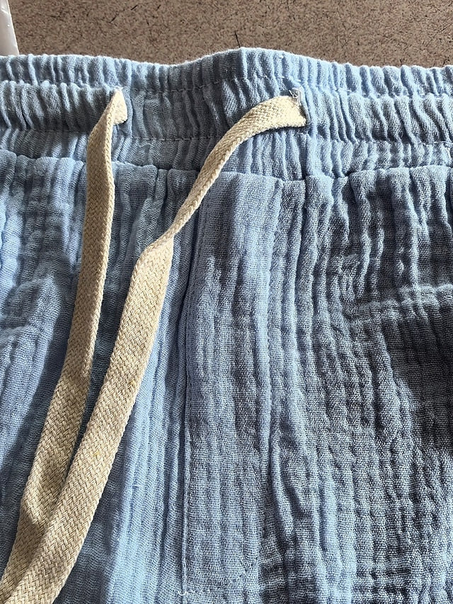 Xabier | Pantalones cortos ligeros y casual de corte amplio para hombre
