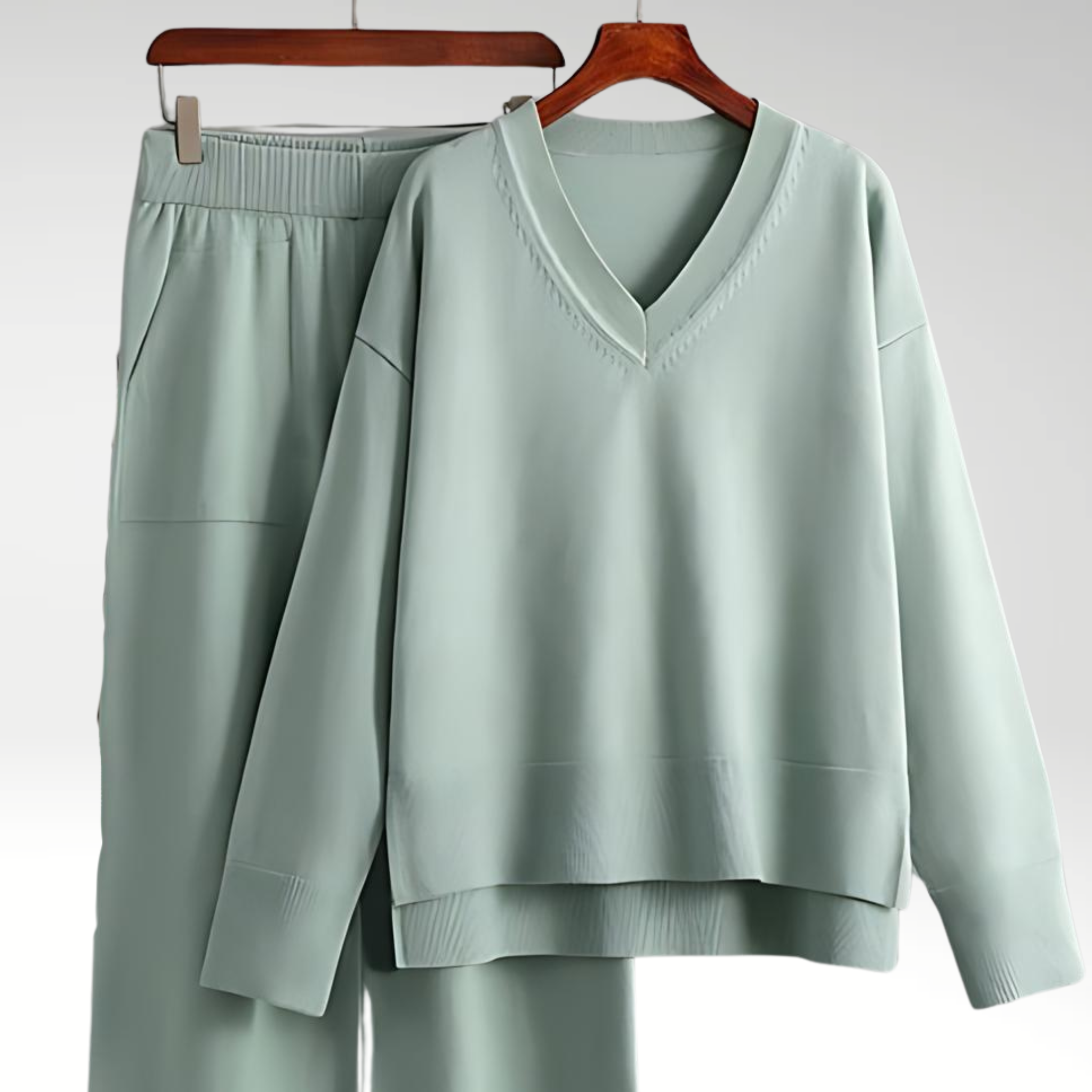 Gracia | Set dos piezas Luxe con escote en V