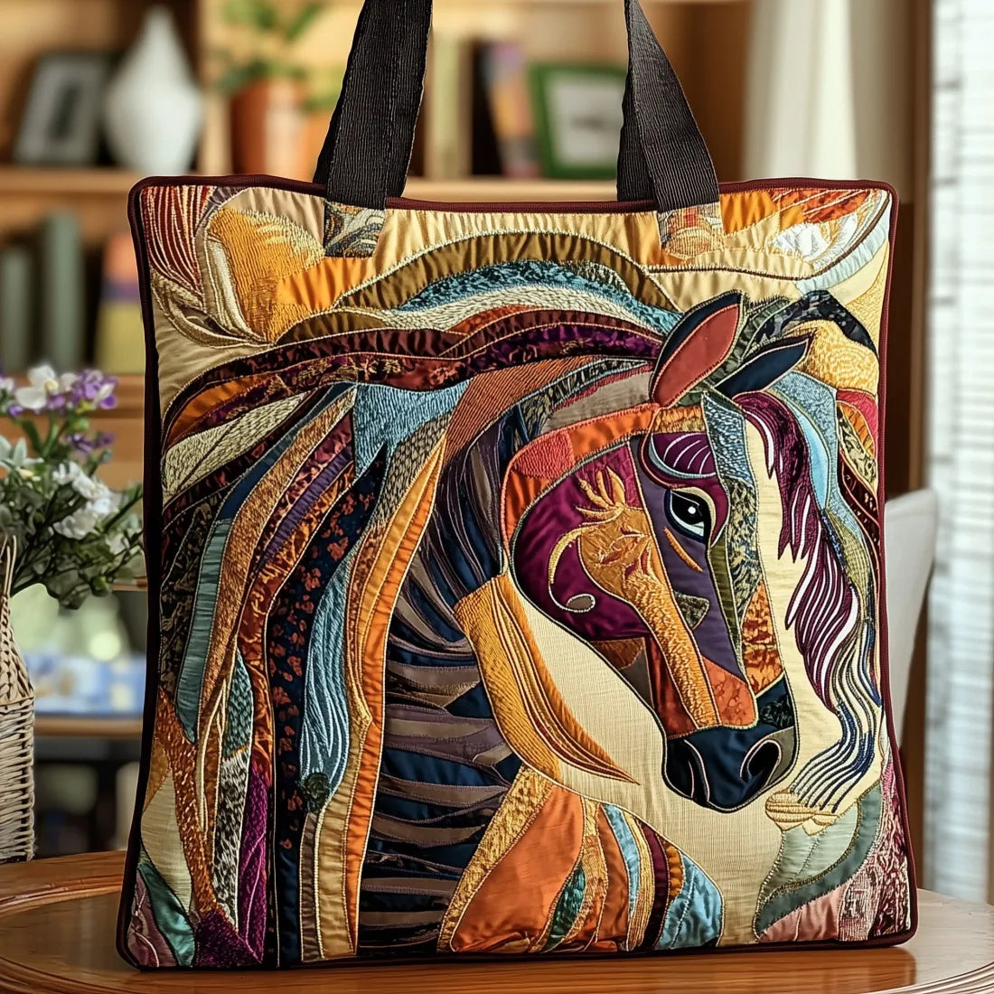 Bolso artesanal - Caballo Mosaico Multicolor