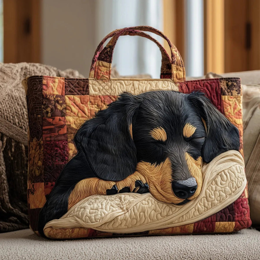 Bolso artesanal - Perro Salchicha