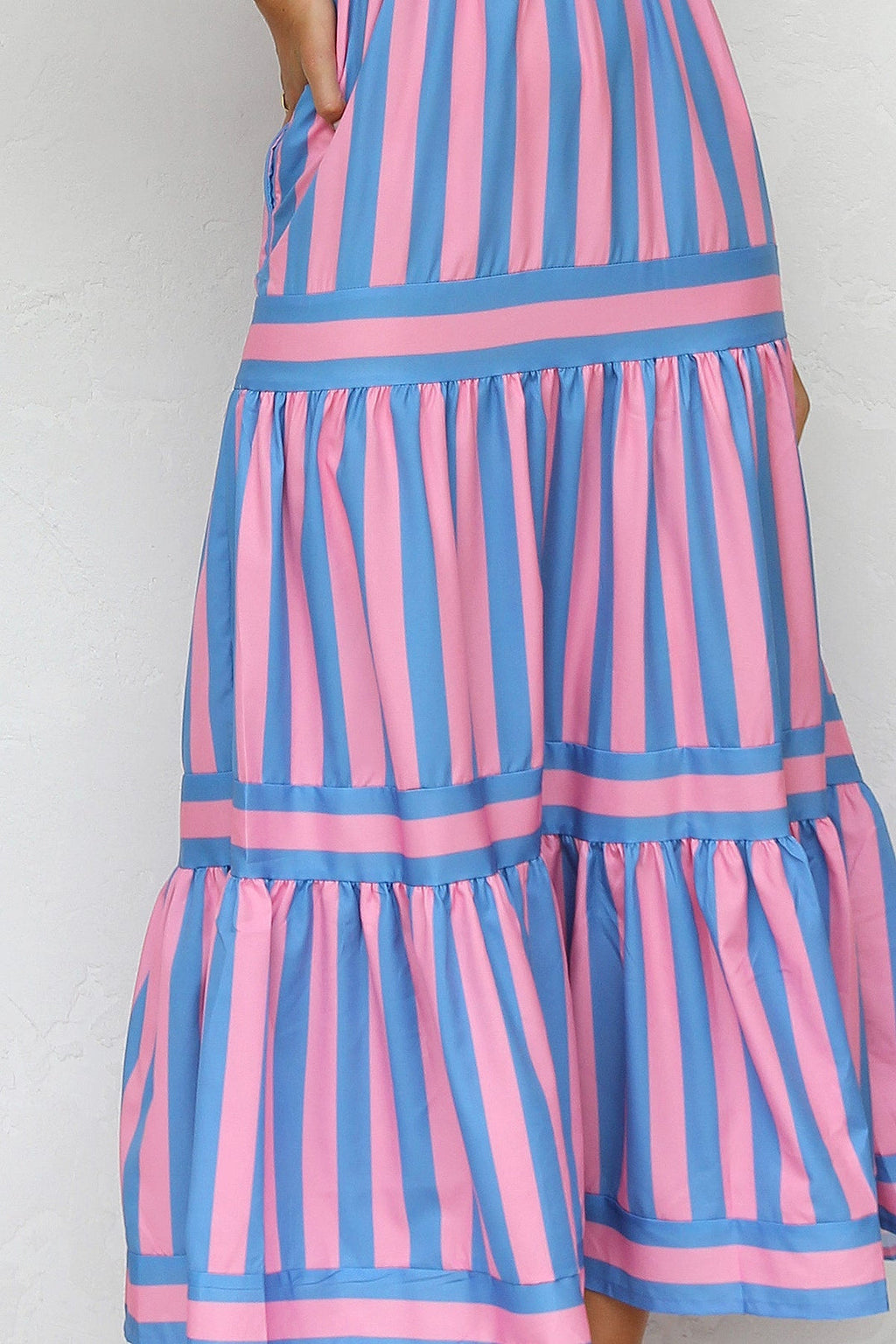 Valeria | Vestido con tirantes bicolor
