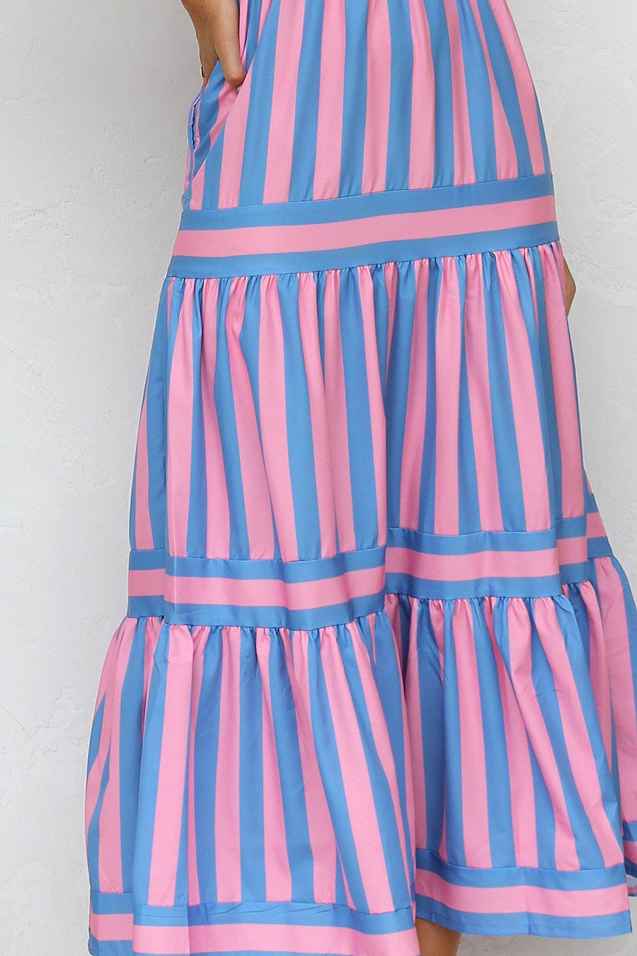 Valeria | Vestido con tirantes bicolor