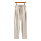 Elena | Pantalones slim de lino