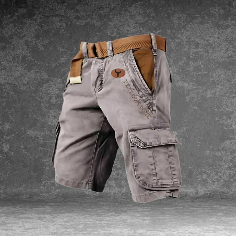 Niko | Pantalones cargo cortos de 6 bolsillos para hombre