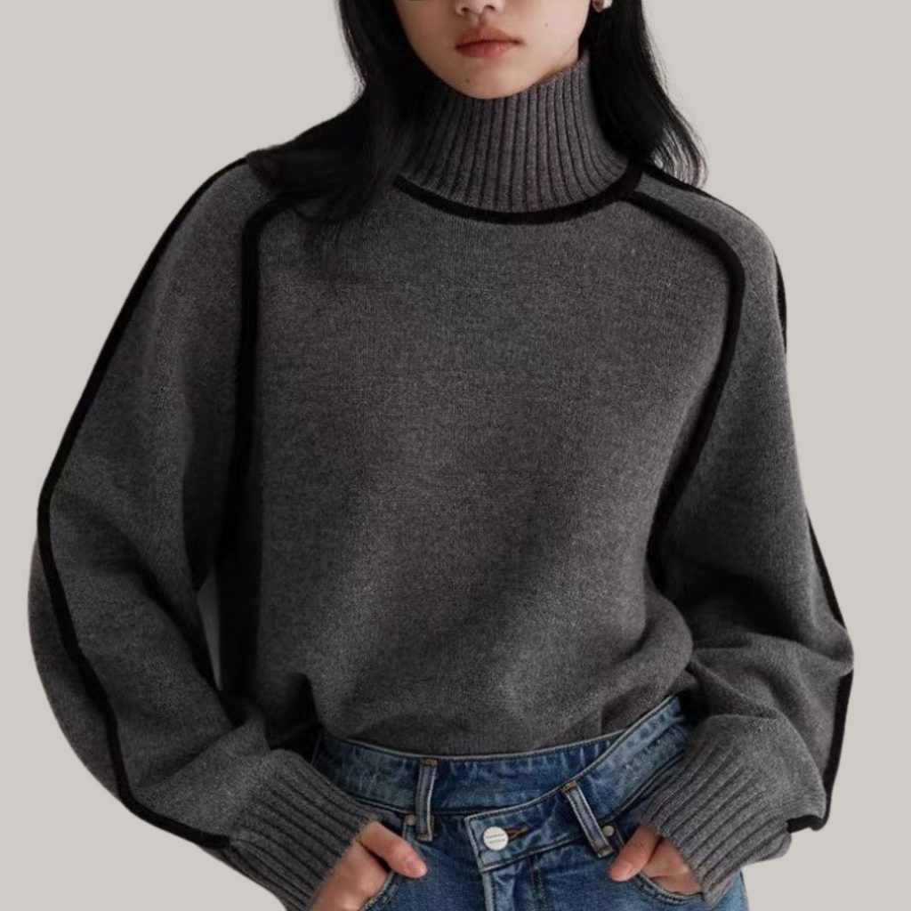 Silvia | Jersey de cuello alto cómodo