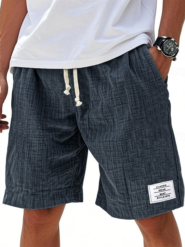 Xabier | Pantalones cortos ligeros y casual de corte amplio para hombre