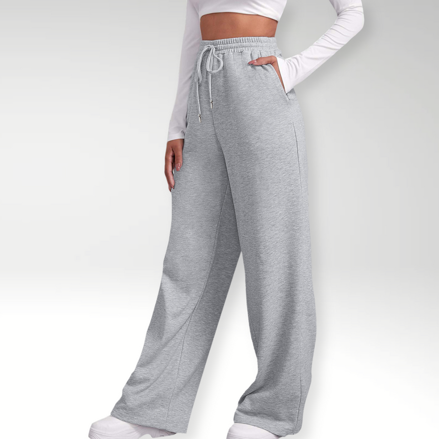 Yara | Pantalones jogger de pierna ancha y corte casual