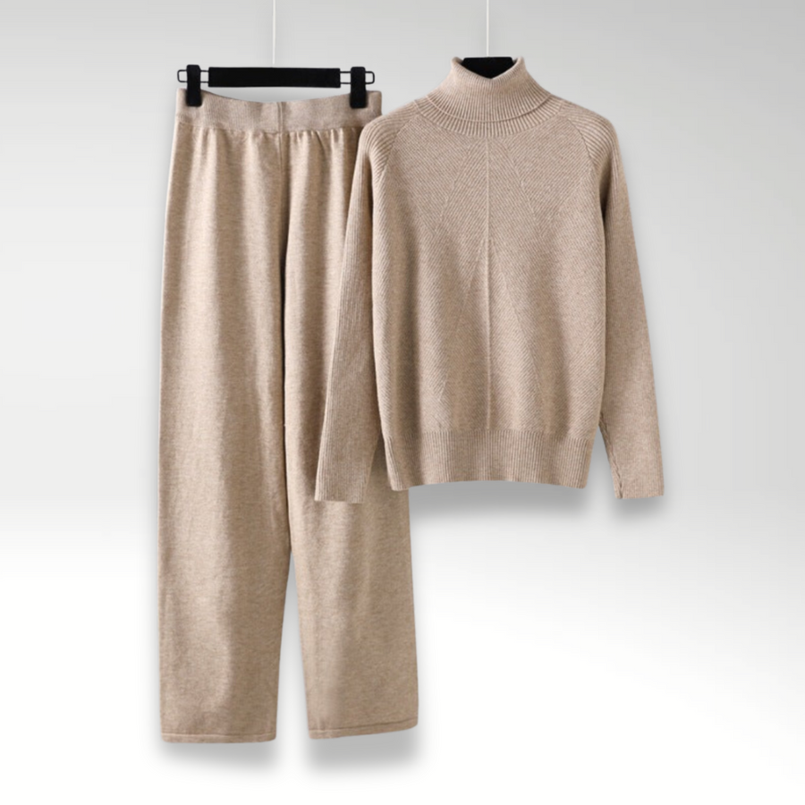 Inmaculada | Conjunto dos piezas Lounge de punto trenzado