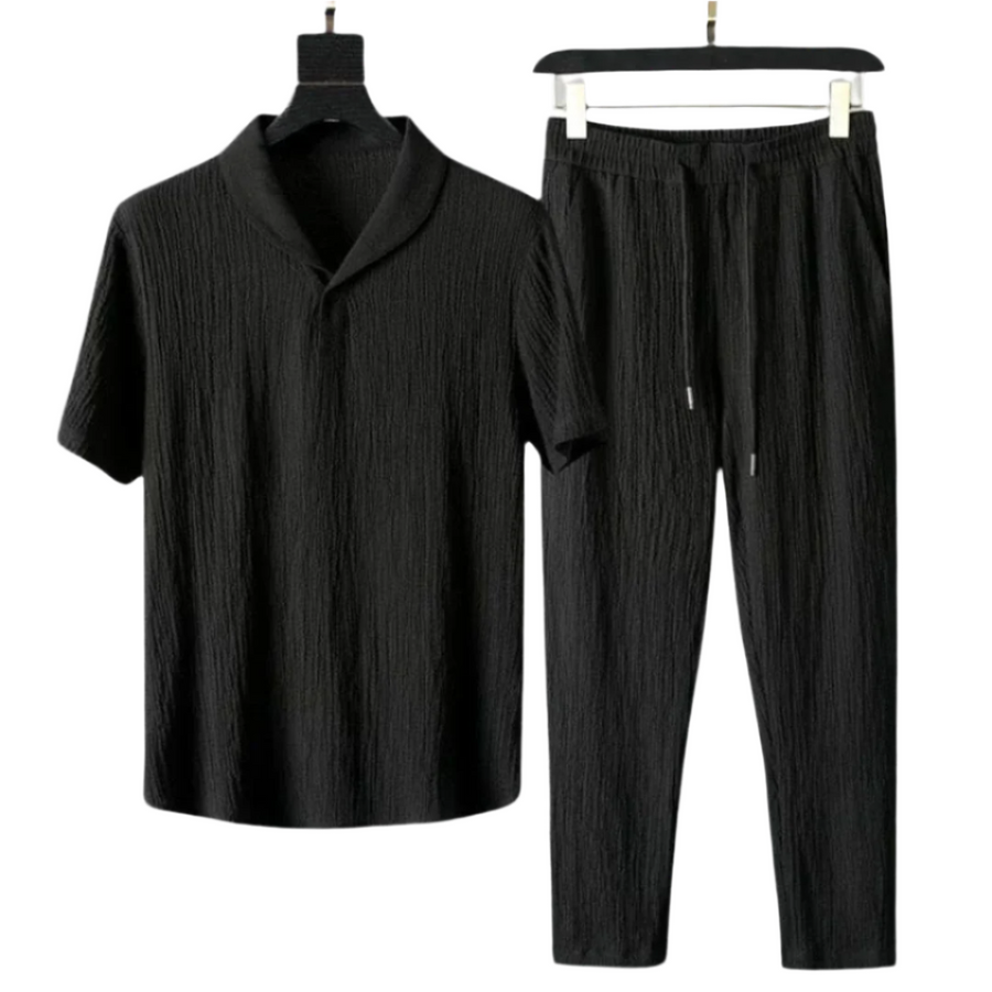 Roger | Polo y pantalón de algodón