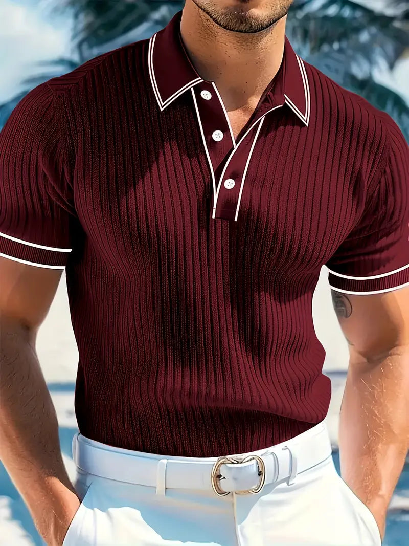 Eladio | Polo elegante de manga corta