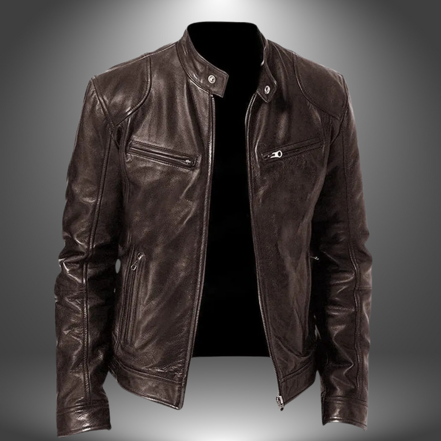 Zulema | Chaqueta de cuero artesanal para hombre