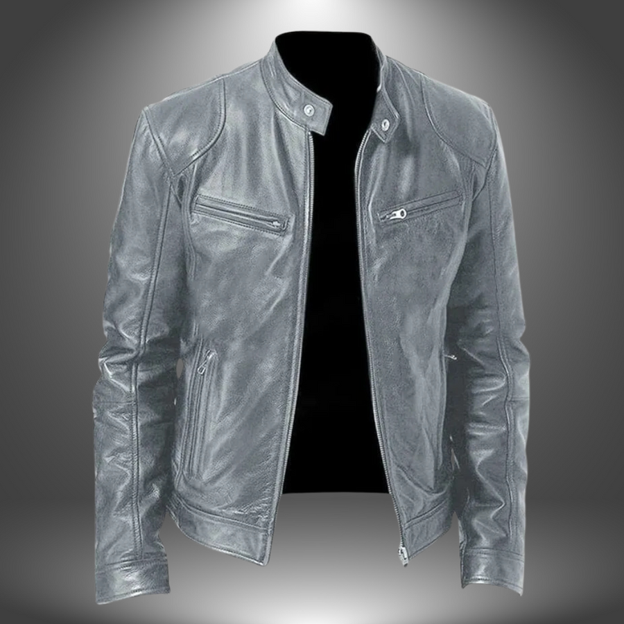 Zulema | Chaqueta de cuero artesanal para hombre