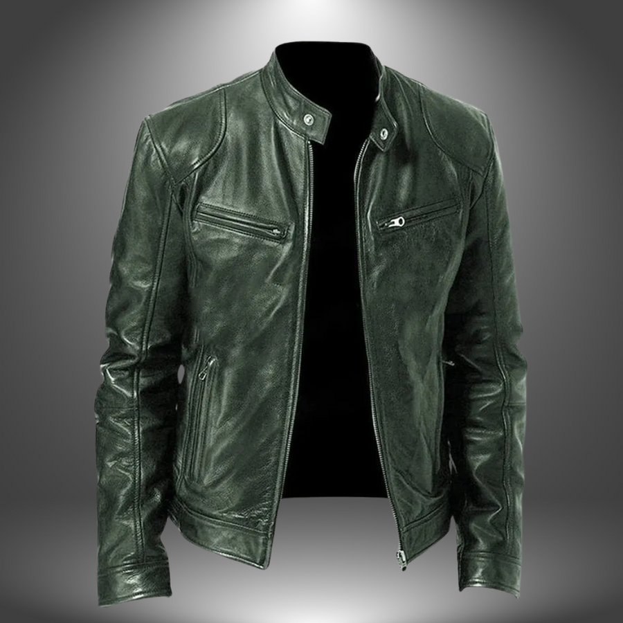 Zulema | Chaqueta de cuero artesanal para hombre