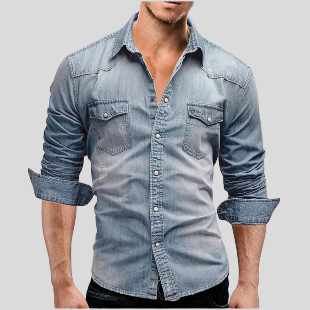 Xavi | Camisa de denim de estilo moderno