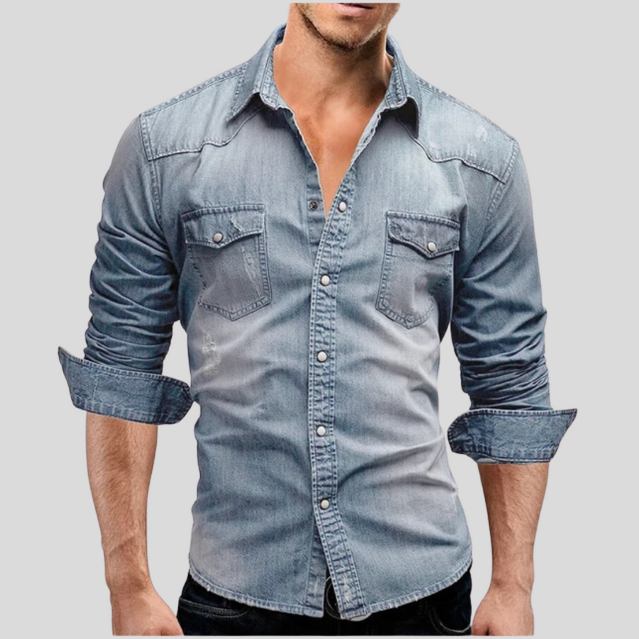 Xavi | Camisa de denim de estilo moderno
