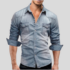 Ines | Camisa de denim de estilo moderno