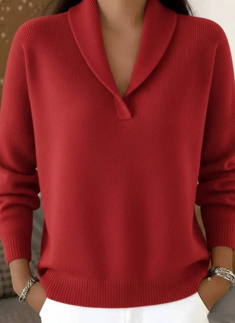 Encarna | Jersey con Cuello de Pico