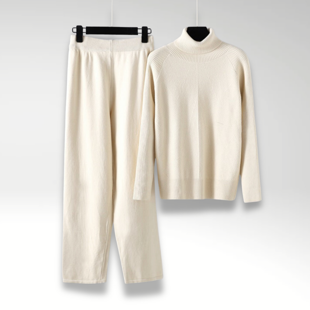 Inmaculada | Conjunto dos piezas Lounge de punto trenzado