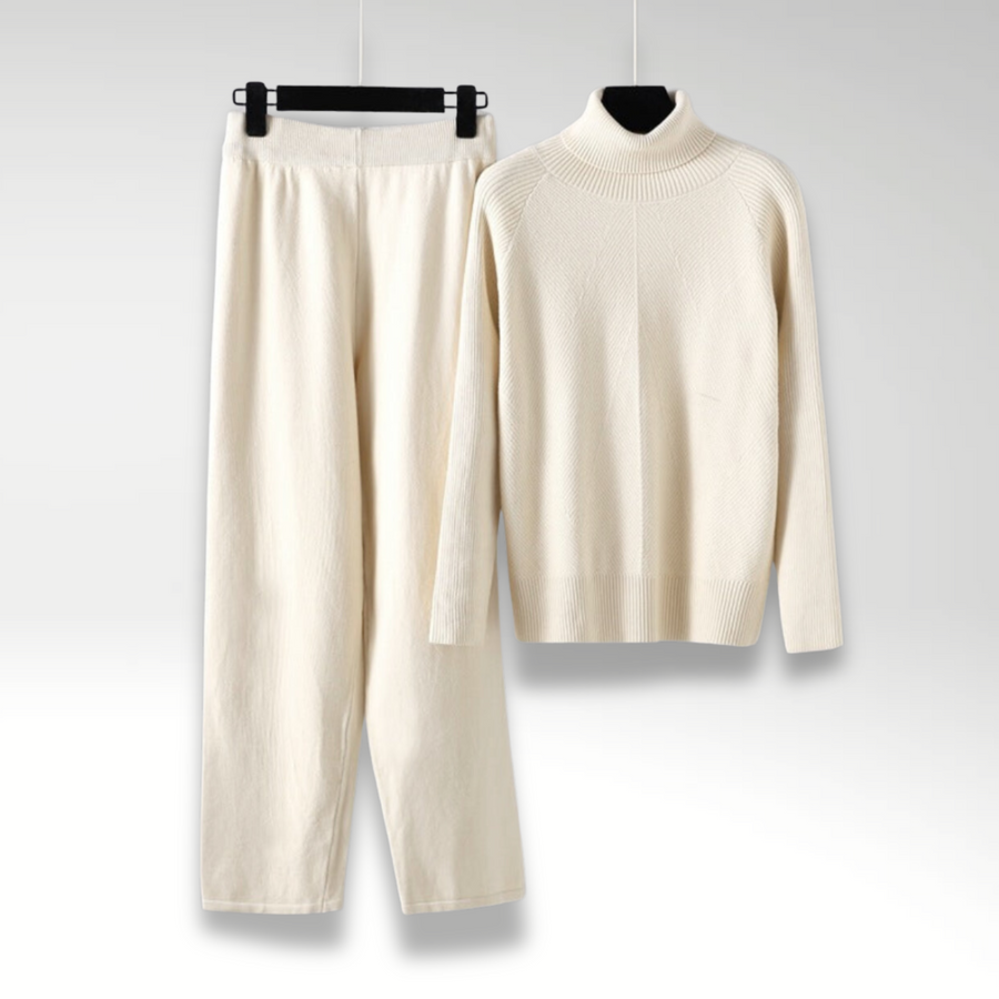 Inmaculada | Conjunto dos piezas Lounge de punto trenzado