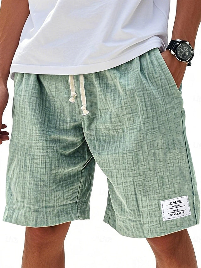Xabier | Pantalones cortos ligeros y casual de corte amplio para hombre