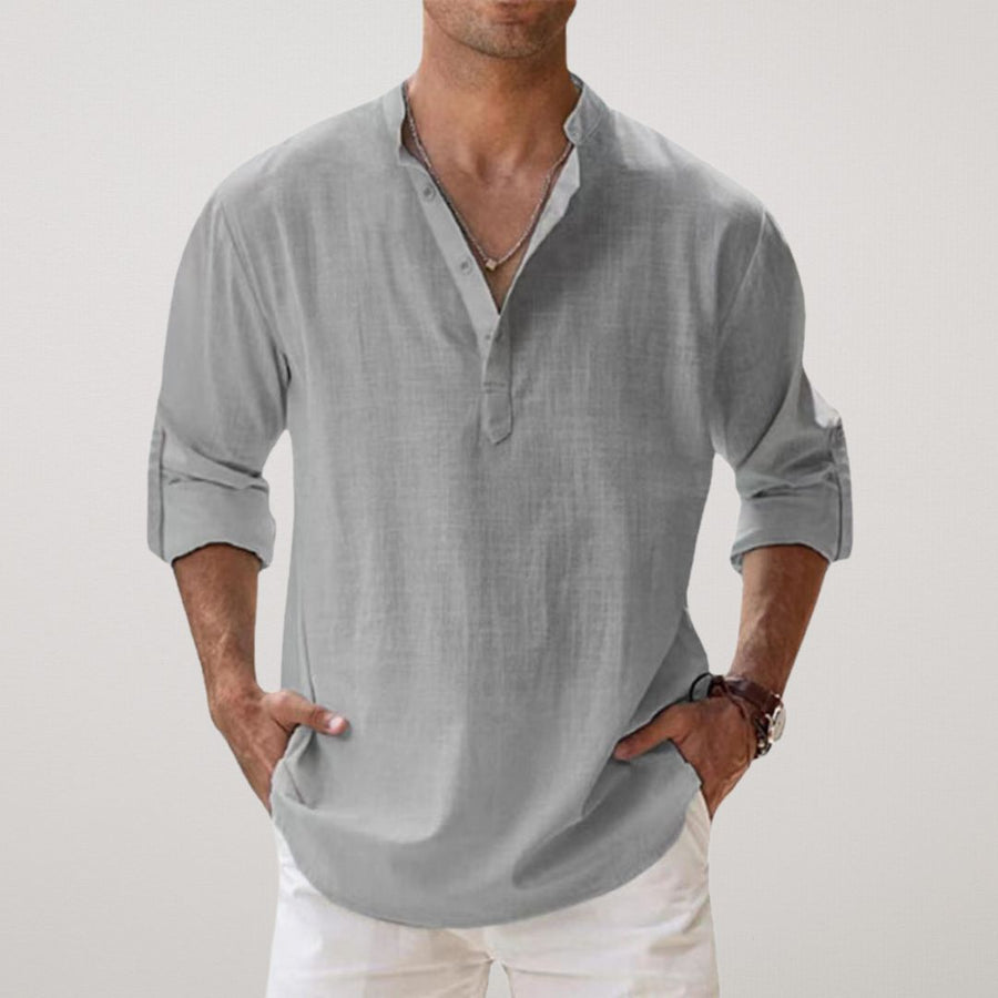 David | Camisa clásica de lino