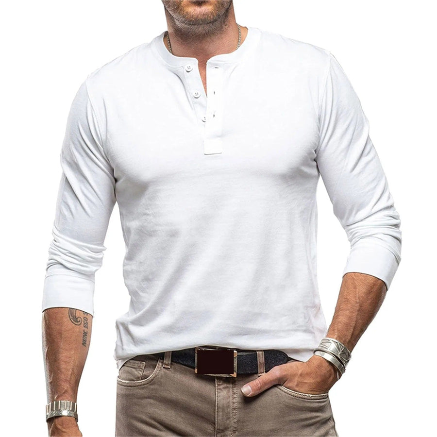 Luis | Camisa vintage de manga larga