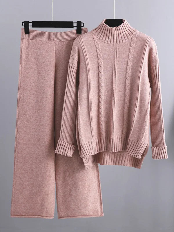 Inmaculada | Conjunto dos piezas Lounge de punto trenzado