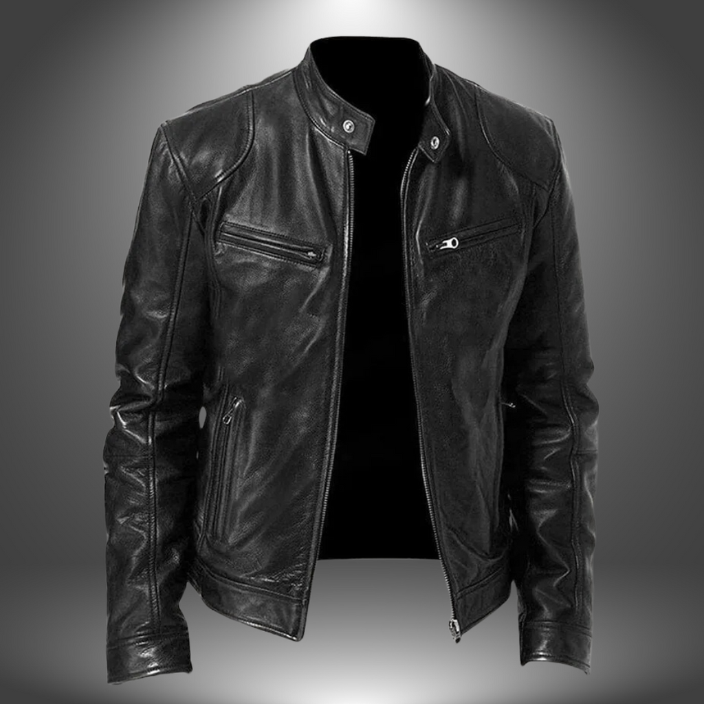 Zulema | Chaqueta de cuero artesanal para hombre