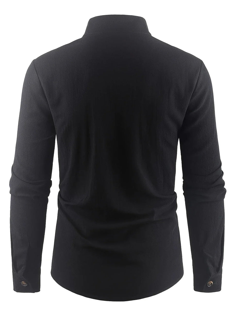 Yago | Camisa ligera de algodón de manga larga