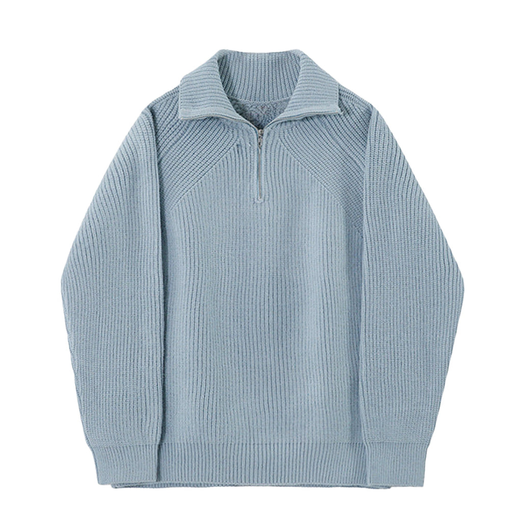 Alejandro | Jersey Azure con cremallera