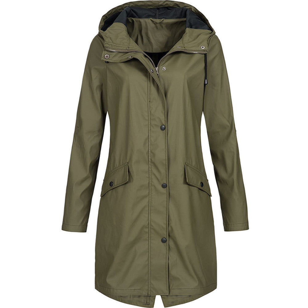 Vero | Chaqueta impermeable larga