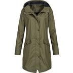Vero | Chaqueta impermeable larga
