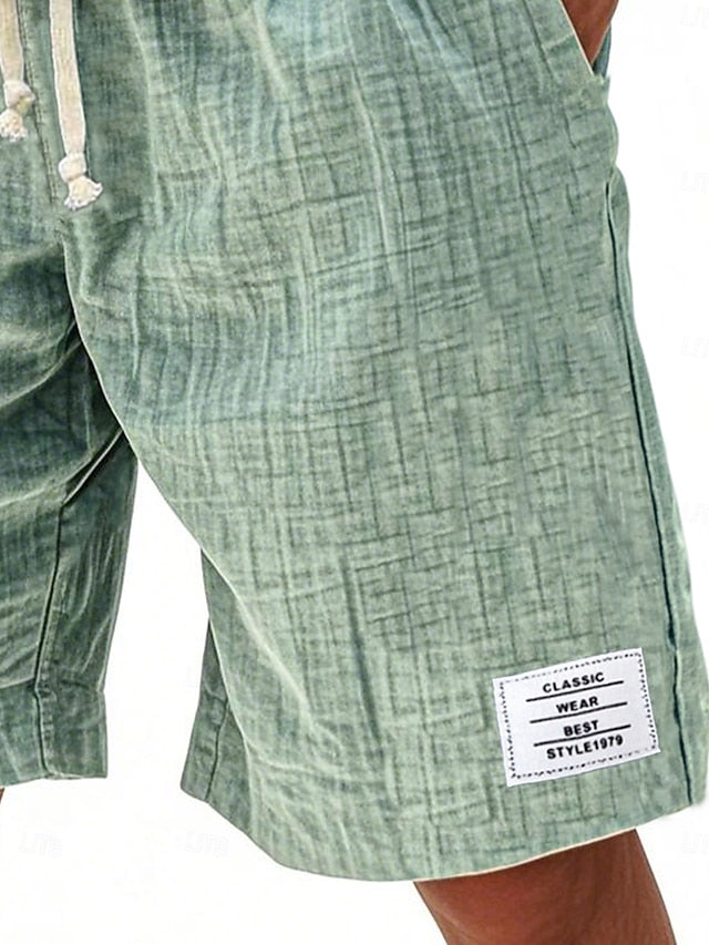Xabier | Pantalones cortos ligeros y casual de corte amplio para hombre