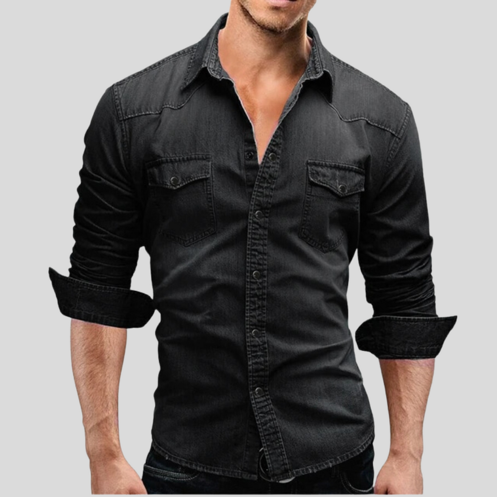 Ines | Camisa de denim de estilo moderno