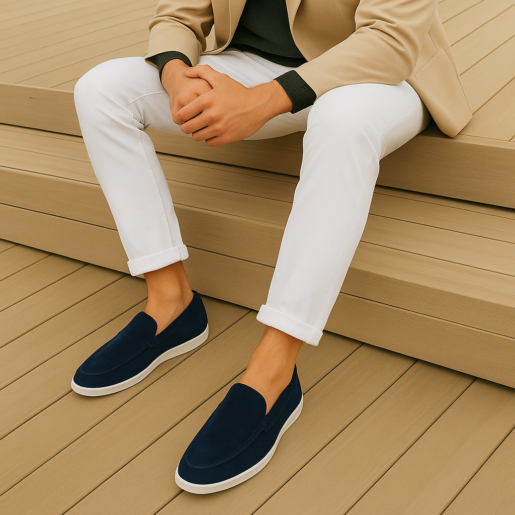 Nicolás | Mocasines elegantes en ante