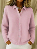 Chaqueta de Punto Texturizada con Botones Carmela