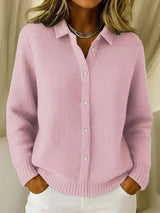 Chaqueta de Punto Texturizada con Botones