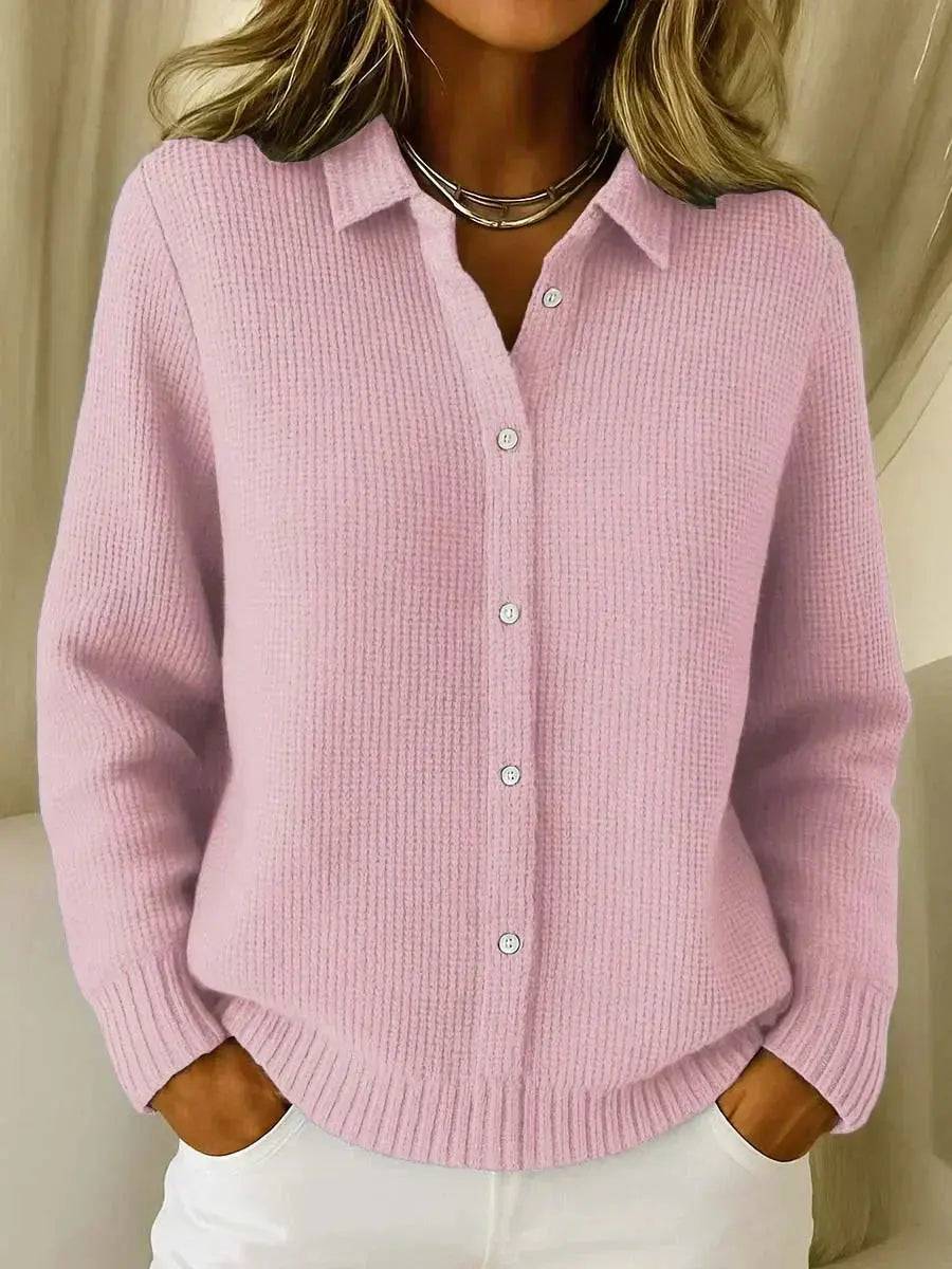 Chaqueta de Punto Texturizada con Botones Carmela