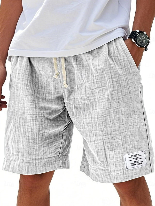 Xabier | Pantalones cortos ligeros y casual de corte amplio para hombre