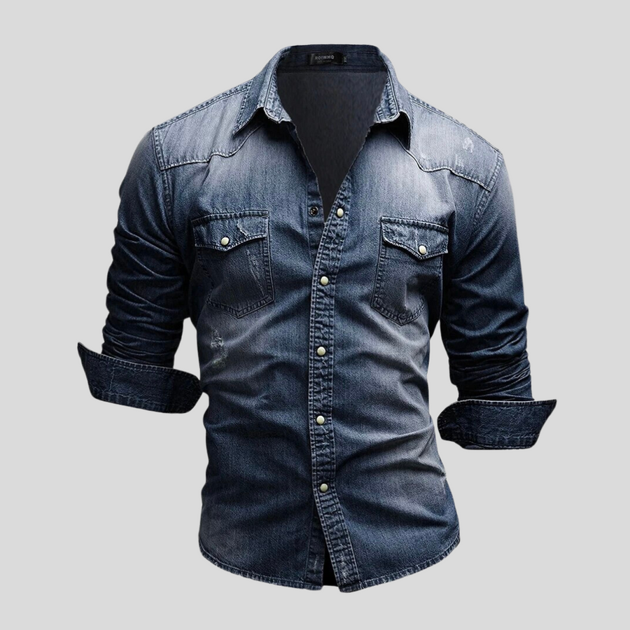 Ines | Camisa de denim de estilo moderno
