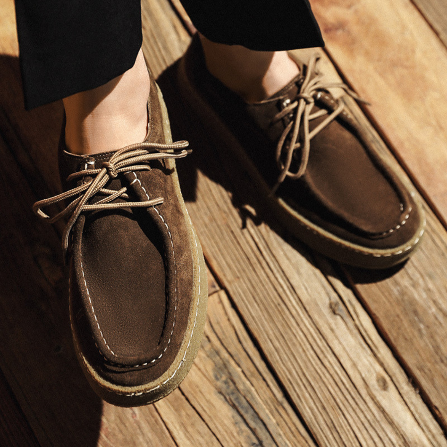 Lorenzo | Zapatos de ciudad en ante de alta calidad