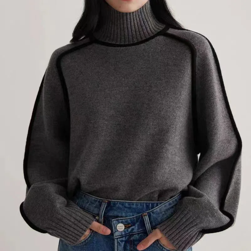 Silvia | Jersey de cuello alto cómodo