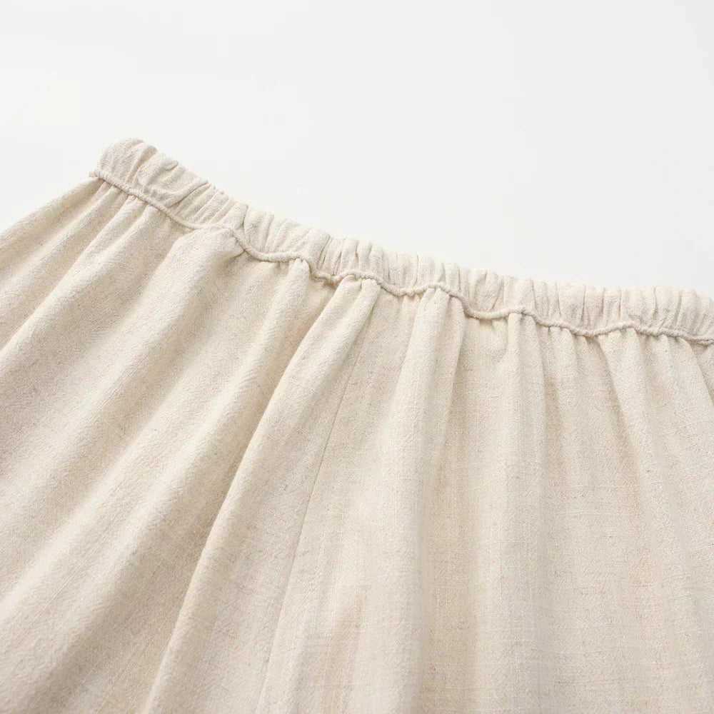 Elena | Pantalones slim de lino