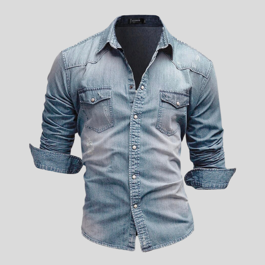 Ines | Camisa de denim de estilo moderno