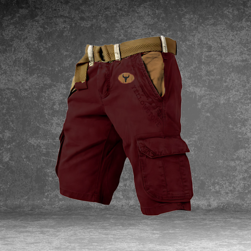 Niko | Pantalones cargo cortos de 6 bolsillos para hombre