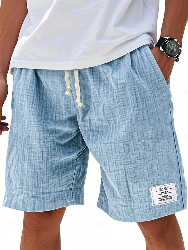 Xabier | Pantalones cortos ligeros y casual de corte amplio para hombre