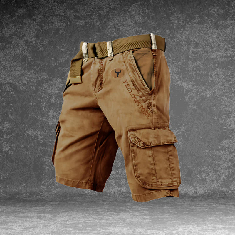 Niko | Pantalones cargo cortos de 6 bolsillos para hombre